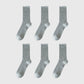 Anna-Kaci Sheer Ruffle-Trimmed Ankle Socks 6pk