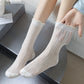 Anna-Kaci Sheer Ruffle-Trimmed Ankle Socks 6pk
