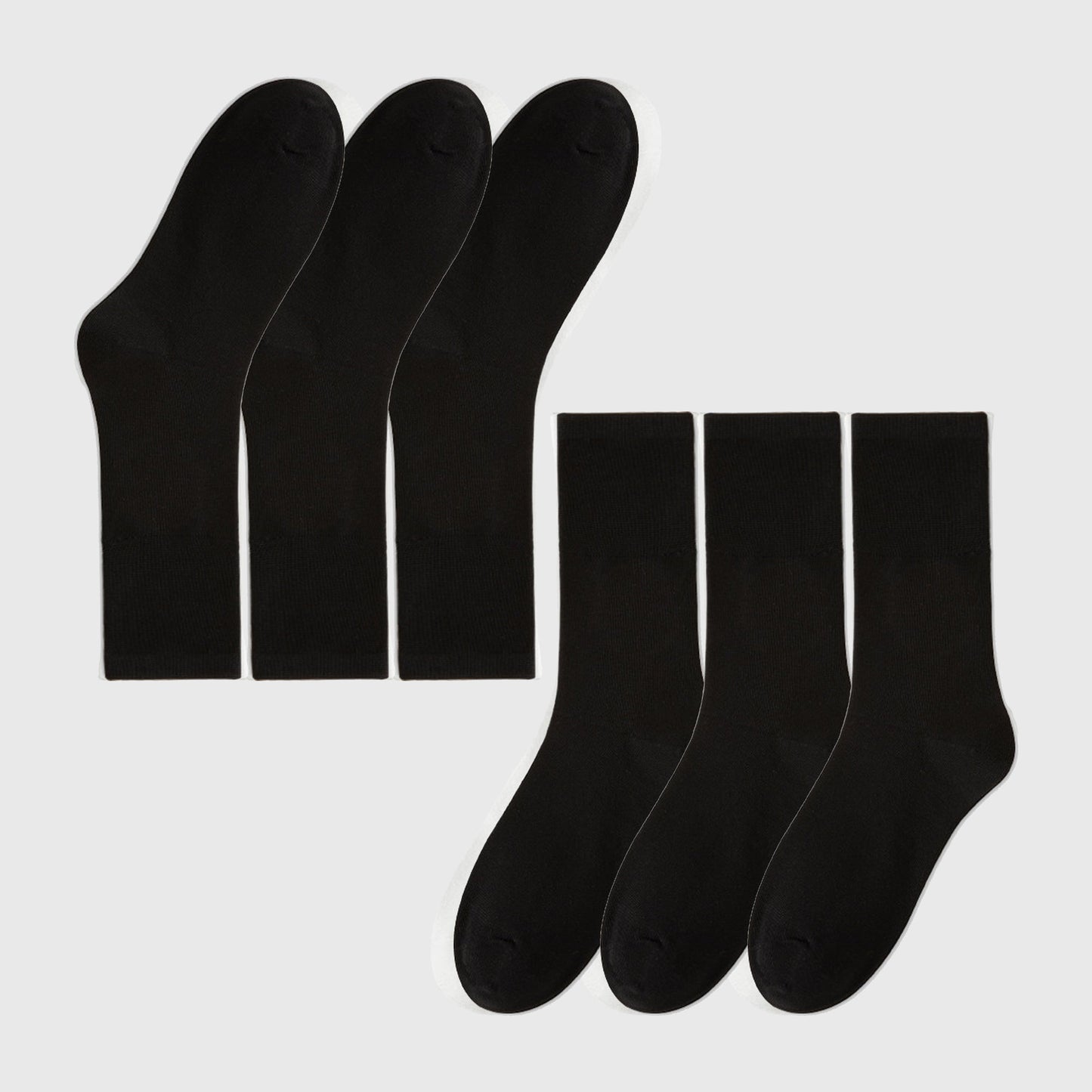 Anna-Kaci Women's Soft White Slouchy Ankle Socks 6pk