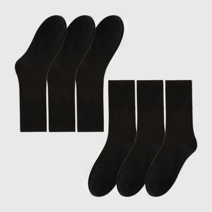 Anna-Kaci Women's Soft White Slouchy Ankle Socks 6pk