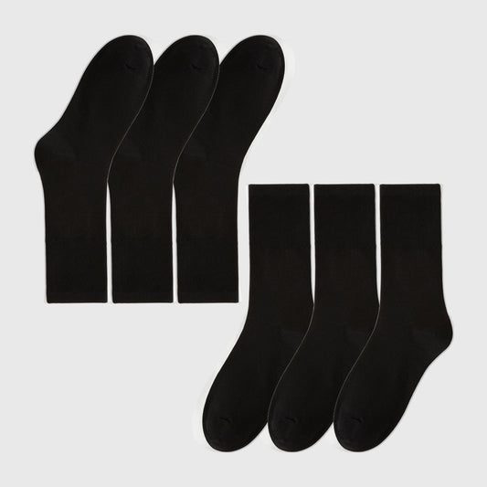 Anna-Kaci Women's Soft White Slouchy Ankle Socks 6pk