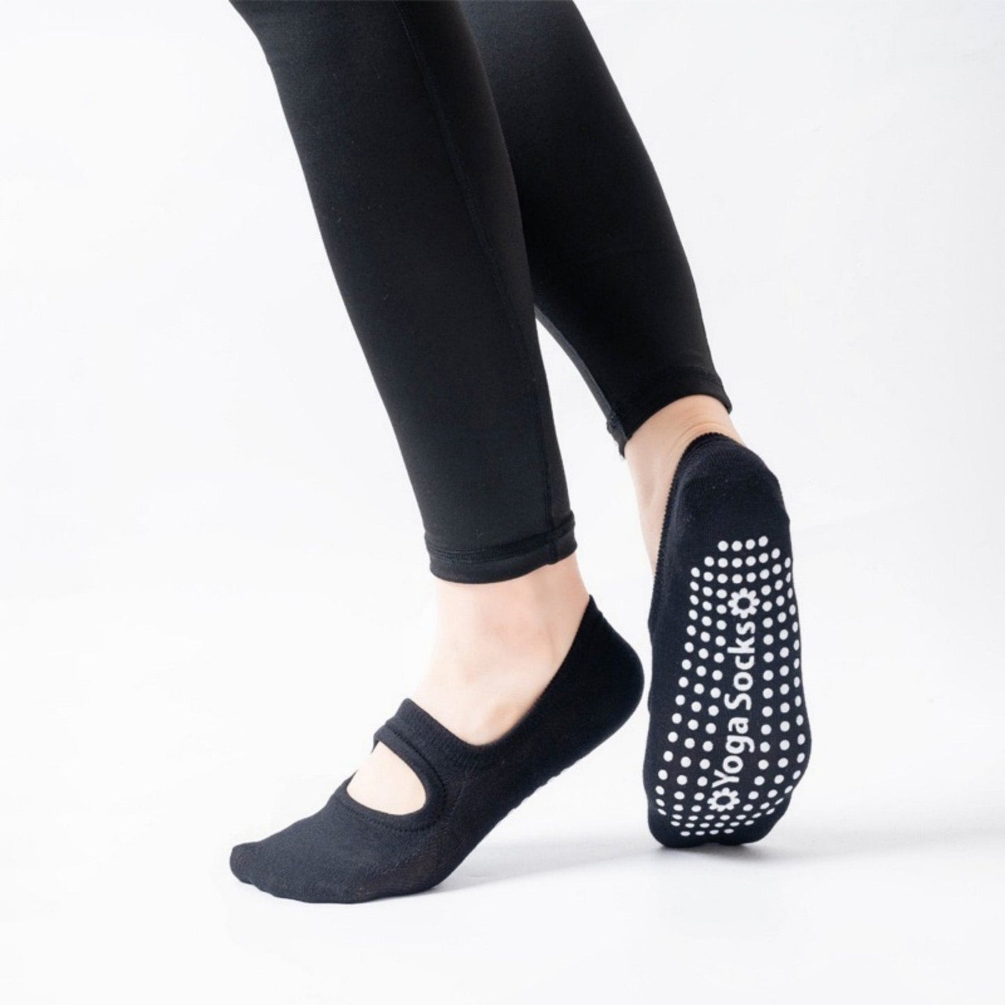 Anna-Kaci Women's 3-Pack Mary Jane Style Low Cut Non-Slip Grip Socks for Pilates Yoga and Everyday Comfort