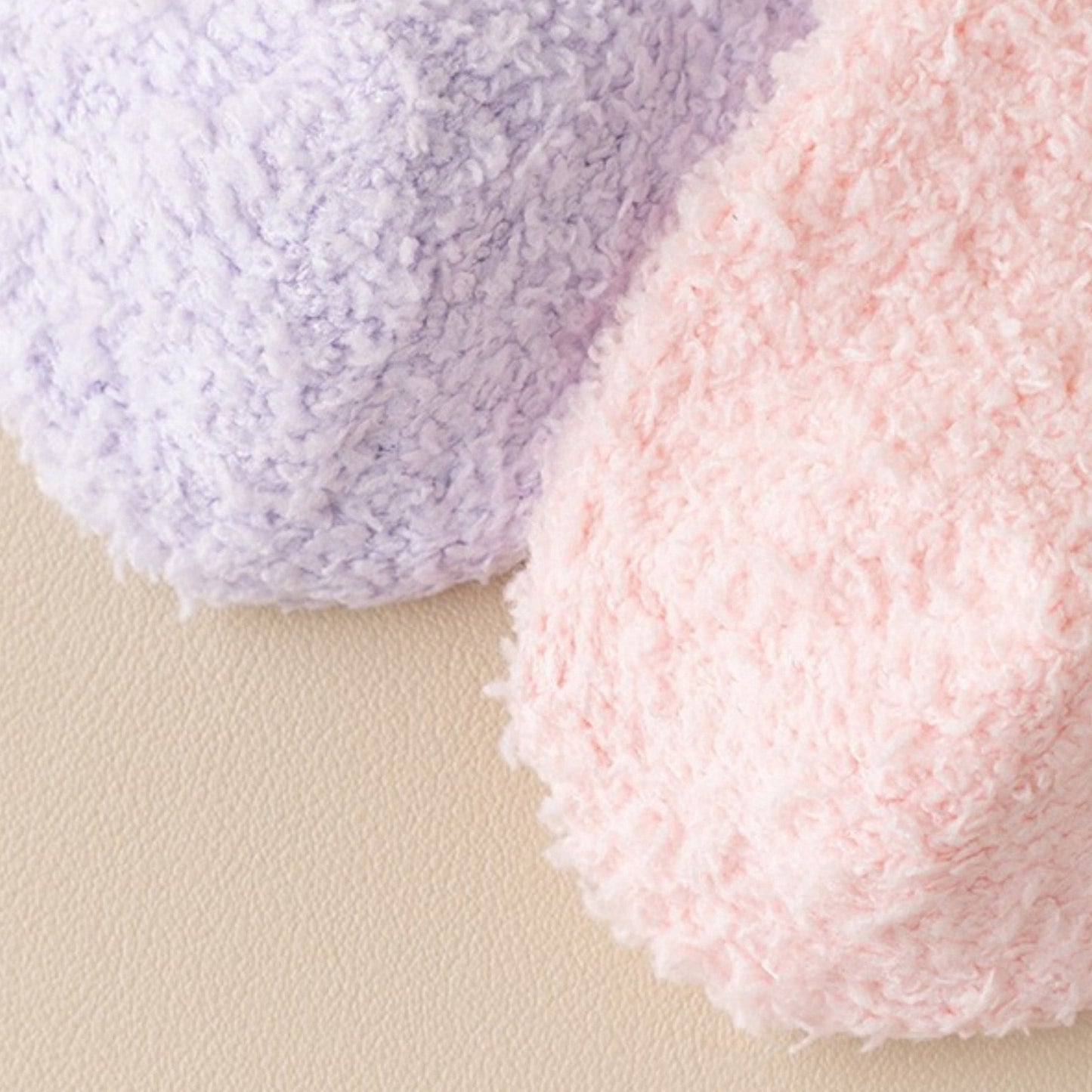 Anna-Kaci Women's 3-Pack Non-Slip Plush Fuzzy Ankle Socks with Grips and Soft Cozy Texture