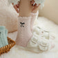 Anna-Kaci Women's 3-Pack Fuzzy Crew Socks with Embroidered Bow Detail and Soft Plush Texture