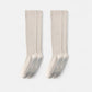 Anna-Kaci Women's 2-Pack Long Ribbed Non-Slip Socks with Grip Soles for Indoor Comfort and Support