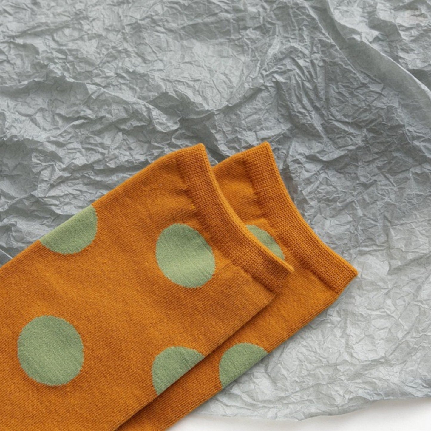 Anna-Kaci Women's 3-Pack Polka Dot Crew Socks Soft Knit Stretch Fabric Bold Retro Dot Pattern Sock Set