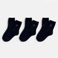 Anna-Kaci Women's 3-Pack Fuzzy Crew Socks with Embroidered Bow Detail Soft Cozy Lounge Sock Set