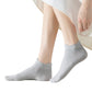 Anna-Kaci 3-Pack Women's Low Cut Ankle Socks with Heel Tab Design Antibacterial Cotton