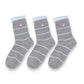 Anna-Kaci 3-Pack Women's Cotton Crew Socks with Embroidered Bows and Cute Style