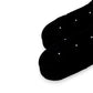 Anna-Kaci 3-Pack Women's Crew Socks with Ribbed Texture and Allover Polka Dot Pattern
