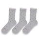 Anna-Kaci 3-Pack Women's Crew Socks with Ribbed Texture and Allover Polka Dot Pattern