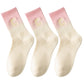 Anna-Kaci 3-Pack Women's Cotton Crew Socks with Cushioned Arch and Moisture-Wicking Athletic Fit