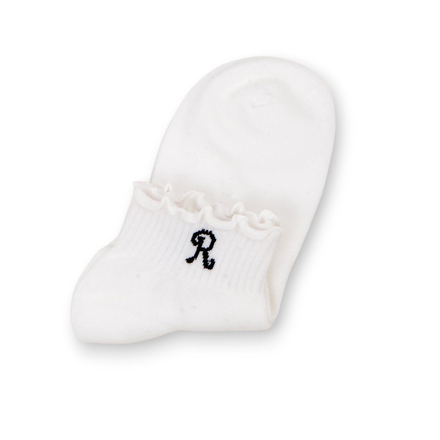 Anna-Kaci 3-Pack Women's Crew Socks with Ruffle Lettuce Edge Trim and Delicate Embroidered Detail