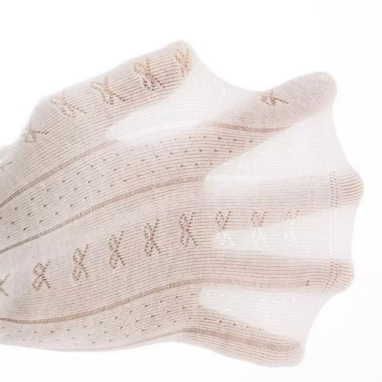 Anna-Kaci Women's 3-Pair Ribbed Crew Socks with Embroidered Bow Knit Texture in Neutral Shades for Everyday Wear