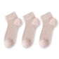 Anna-Kaci 3-Pack Women's Cotton Ankle Socks Breathable Odor Free Cooling Comfort