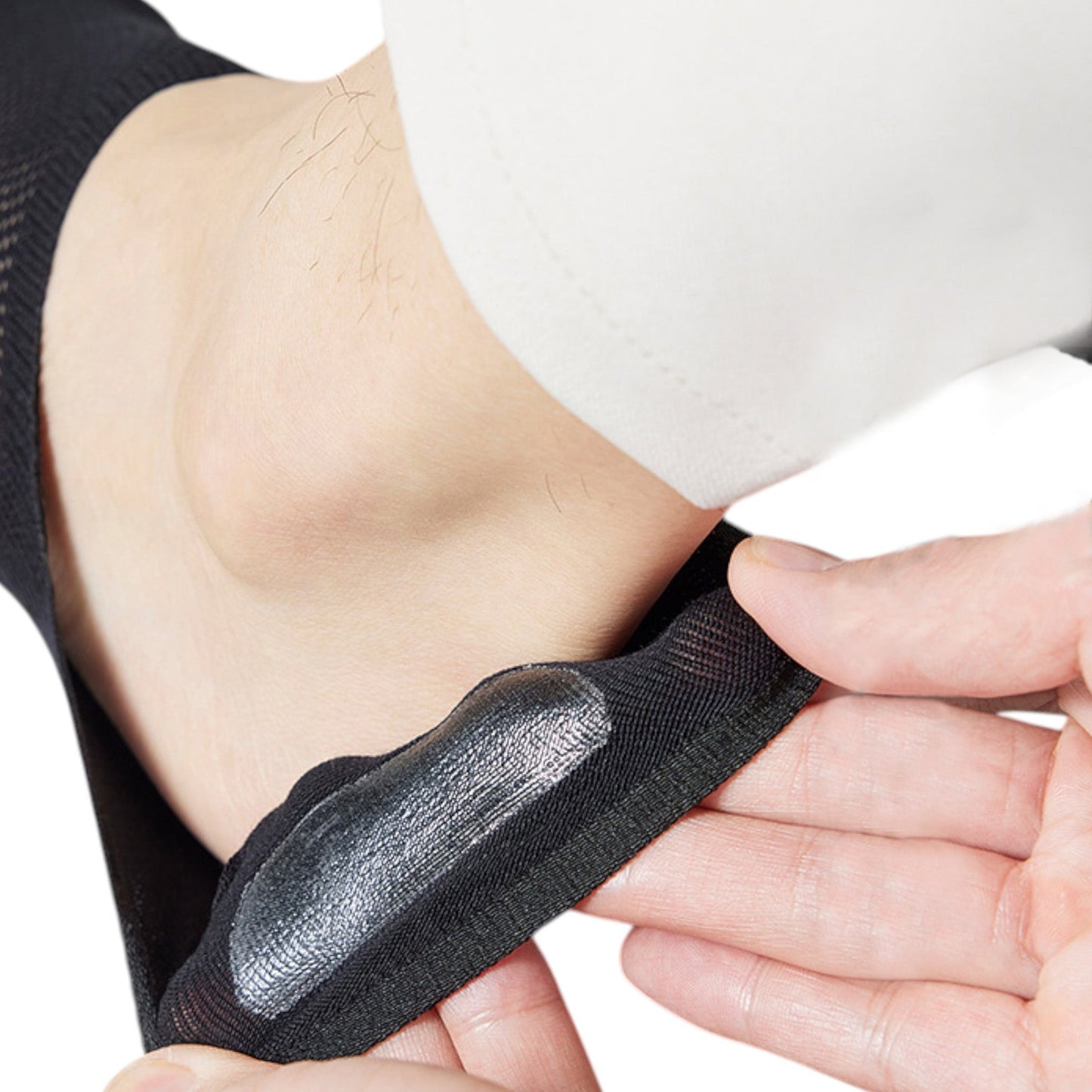 Anna-Kaci Men's 5 Pairs Low Cut Mesh Socks with Non-Slip Heel and Soft Stretch Fit