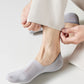 Anna-Kaci Men's 5 Pairs Low Cut Mesh Socks with Non-Slip Heel and Soft Stretch Fit