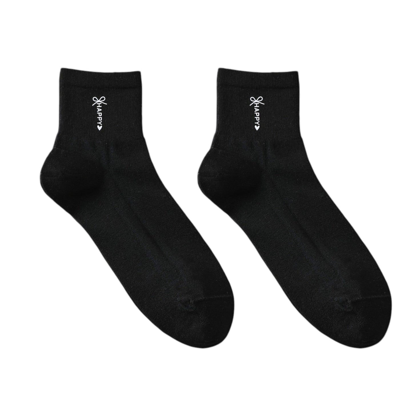 Anna-Kaci 5 Pairs Women's Breathable Mesh Crew Socks with Antibacterial Design for Everyday Comfort