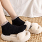 Anna-Kaci 3 Pairs Plush Anti-Slip Fuzzy Ankle Socks with Soft Cuff Trim