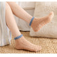 Anna-Kaci 3 Pairs Plush Anti-Slip Fuzzy Ankle Socks with Soft Cuff Trim