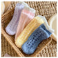 Anna-Kaci 3 Pairs Plush Anti-Slip Fuzzy Ankle Socks with Soft Cuff Trim
