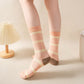 Anna-Kaci 3 Pairs Women's Mid-Calf Striped Casual Cotton Socks