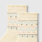 Anna-Kaci Women's 3-Pair Pack Crew Socks with Heart and Bow Pattern Knit Design Perfect for Gifting and Everyday Wear