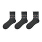 Anna-Kaci Women's 3-Pair Pack Crew Socks with Heart and Bow Pattern Knit Design Perfect for Gifting and Everyday Wear