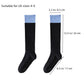 Anna-Kaci 2-Pair Knee High Grip Bottom Socks with Ribbed Knit Design and Cushioned Comfort for Yoga, Pilates, and Dance
