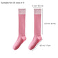 Anna-Kaci 2-Pair Knee High Grip Bottom Socks with Ribbed Knit Design and Cushioned Comfort for Yoga, Pilates, and Dance