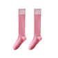 Anna-Kaci 2-Pair Knee High Grip Bottom Socks with Ribbed Knit Design and Cushioned Comfort for Yoga, Pilates, and Dance