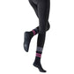 Anna-Kaci 3-Pair Mid-Calf Grip Bottom Socks with Striped Cuff and Soft Ribbed Knit for Everyday Comfort and Stability
