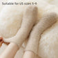 Anna-Kaci 3-Pair Plush Fuzzy Socks with Soft Fluffy Texture and Mid-Calf Design for Warmth and Comfort