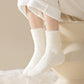 Anna-Kaci 3-Pair Plush Fuzzy Socks with Soft Fluffy Texture and Mid-Calf Design for Warmth and Comfort