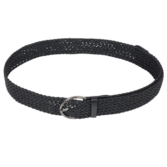 Anna-Kaci Chic Woven Womens Belt with Alloy Buckle
