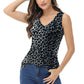 Leopard Print V-Neck Tank Top