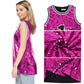 Sparkle Glitter Hip Hop Number 1 T-Shirt Top Blouse Tunic Sequins Basketball Tank Vests