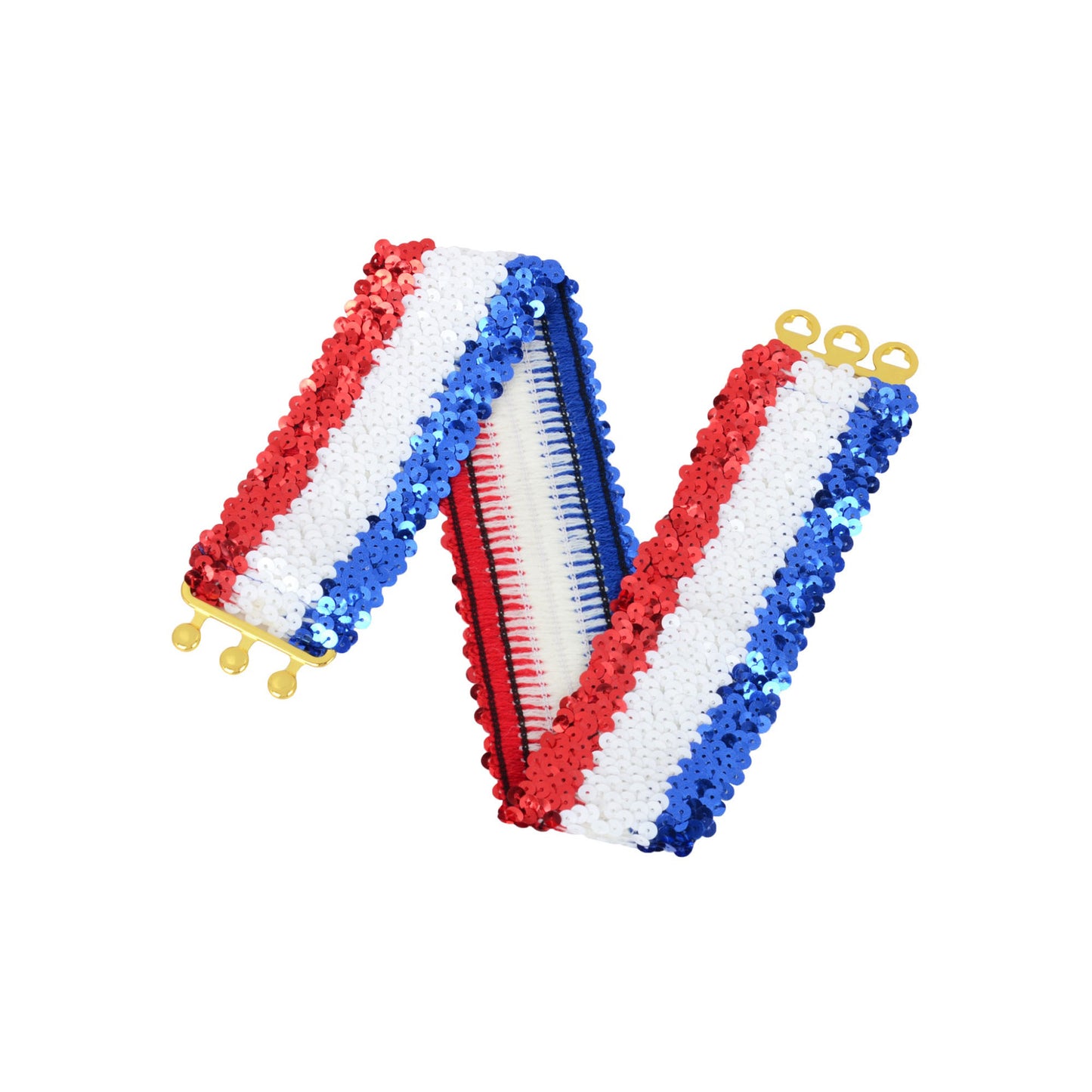 Anna-Kaci Women Glitter Sequin Belts Stretchy Sparkly Cinch Belt Disco Party Costume Elastic Waist Accessory