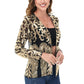 Anna-Kaci Women's Sparkly Sequin Cardigan Long Sleeve Open Front Glitter Party Evening Jacket