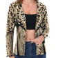 Anna-Kaci Women's Sparkly Sequin Cardigan Long Sleeve Open Front Glitter Party Evening Jacket