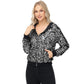 Anna-Kaci Women's Sparkly Sequin Jacket Hooded Glitter Zip Up Bomber Jacket Coat Concert Party Clubwear