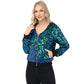 Anna-Kaci Women's Sparkly Sequin Jacket Hooded Glitter Zip Up Bomber Jacket Coat Concert Party Clubwear