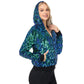 Anna-Kaci Women's Sparkly Sequin Jacket Hooded Glitter Zip Up Bomber Jacket Coat Concert Party Clubwear