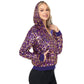 Anna-Kaci Women's Sparkly Sequin Jacket Hooded Glitter Zip Up Bomber Jacket Coat Concert Party Clubwear