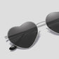Anna-Kaci Women's Stylish Heart-Shaped Polarized Sunglasses UV400 Protection for Outdoor Activities