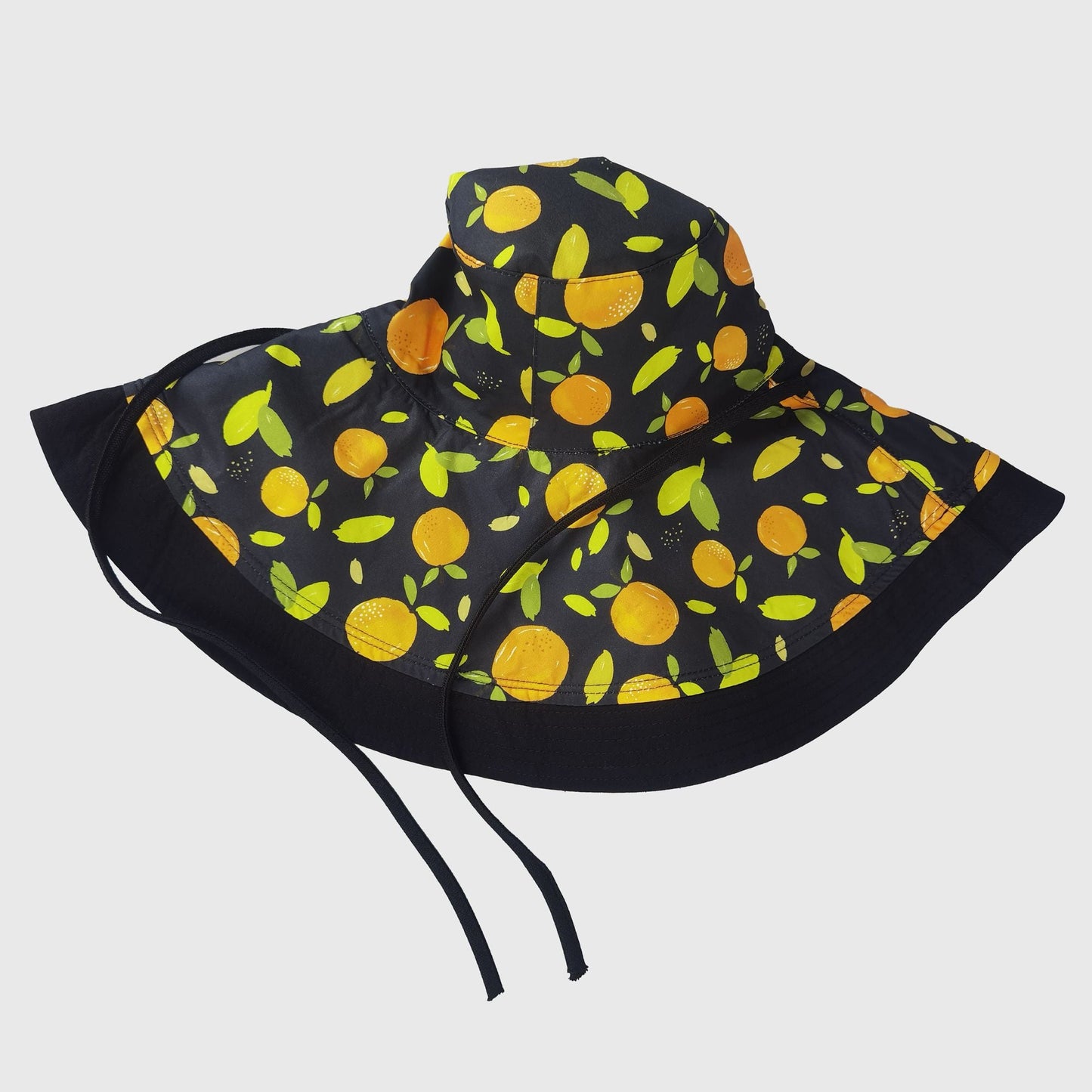 Anna-Kaci Women's Reversible Wide - Brim Sun Hat with Fruit Pattern Lining