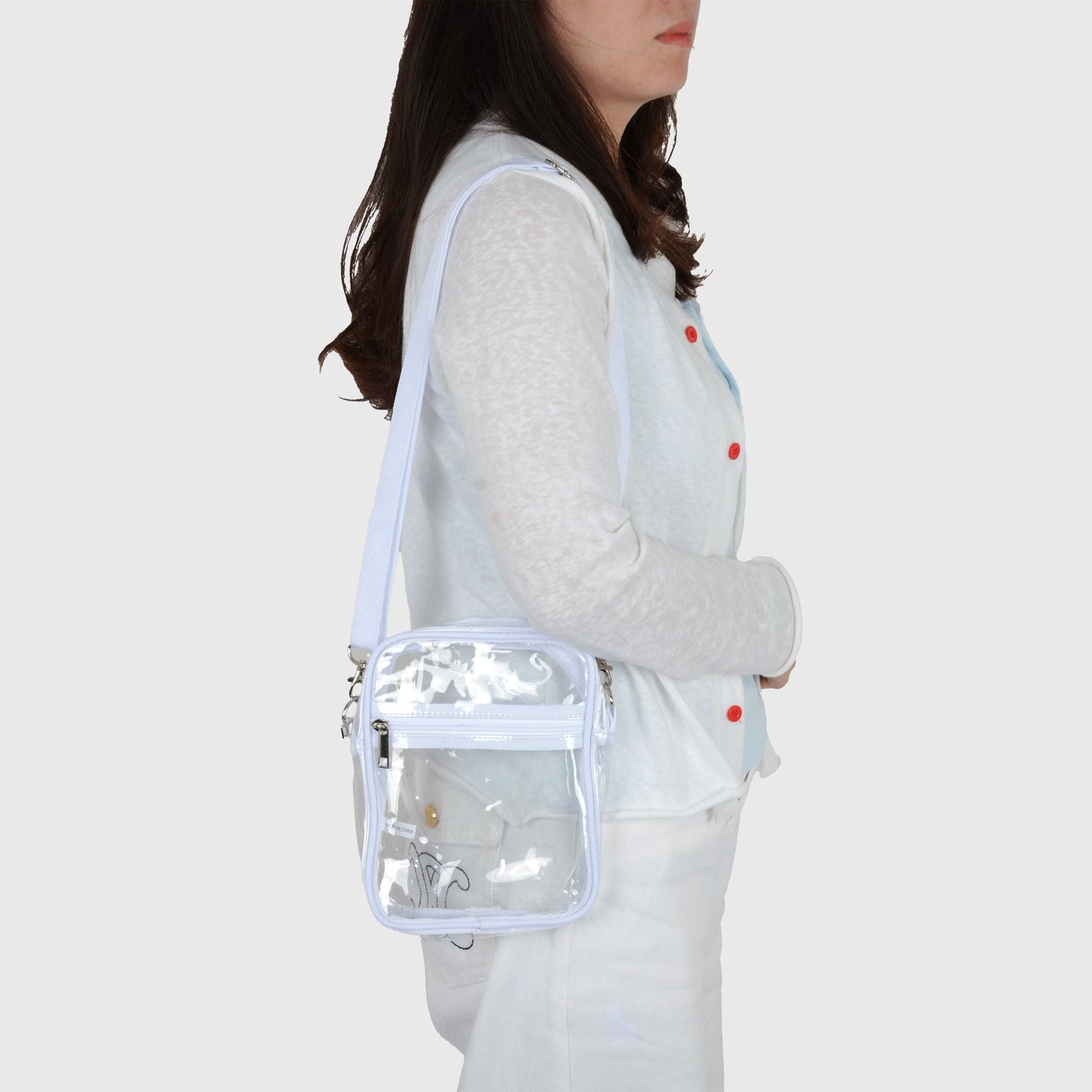 Anna-Kaci Sleek Clear Women's Shoulder Bag