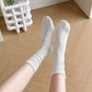 Anna-Kaci Women's Slouchy Ankle Socks Soft Solid Cotton for Casual Comfort 2 Pairs