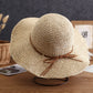 Anna-Kaci Wide - Brim Straw Sun Hat with Leather Tie