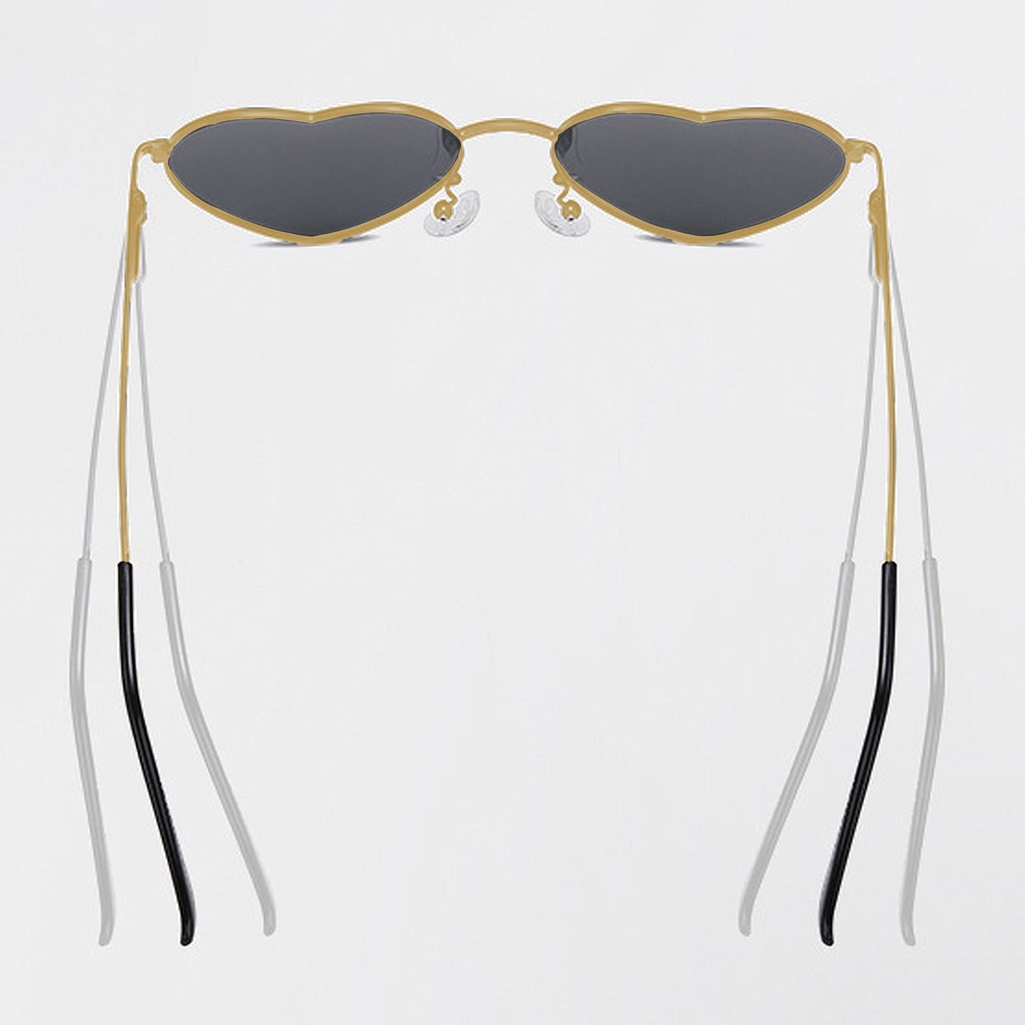 Anna-Kaci Women's Stylish Heart-Shaped Polarized Sunglasses UV400 Protection for Outdoor Activities